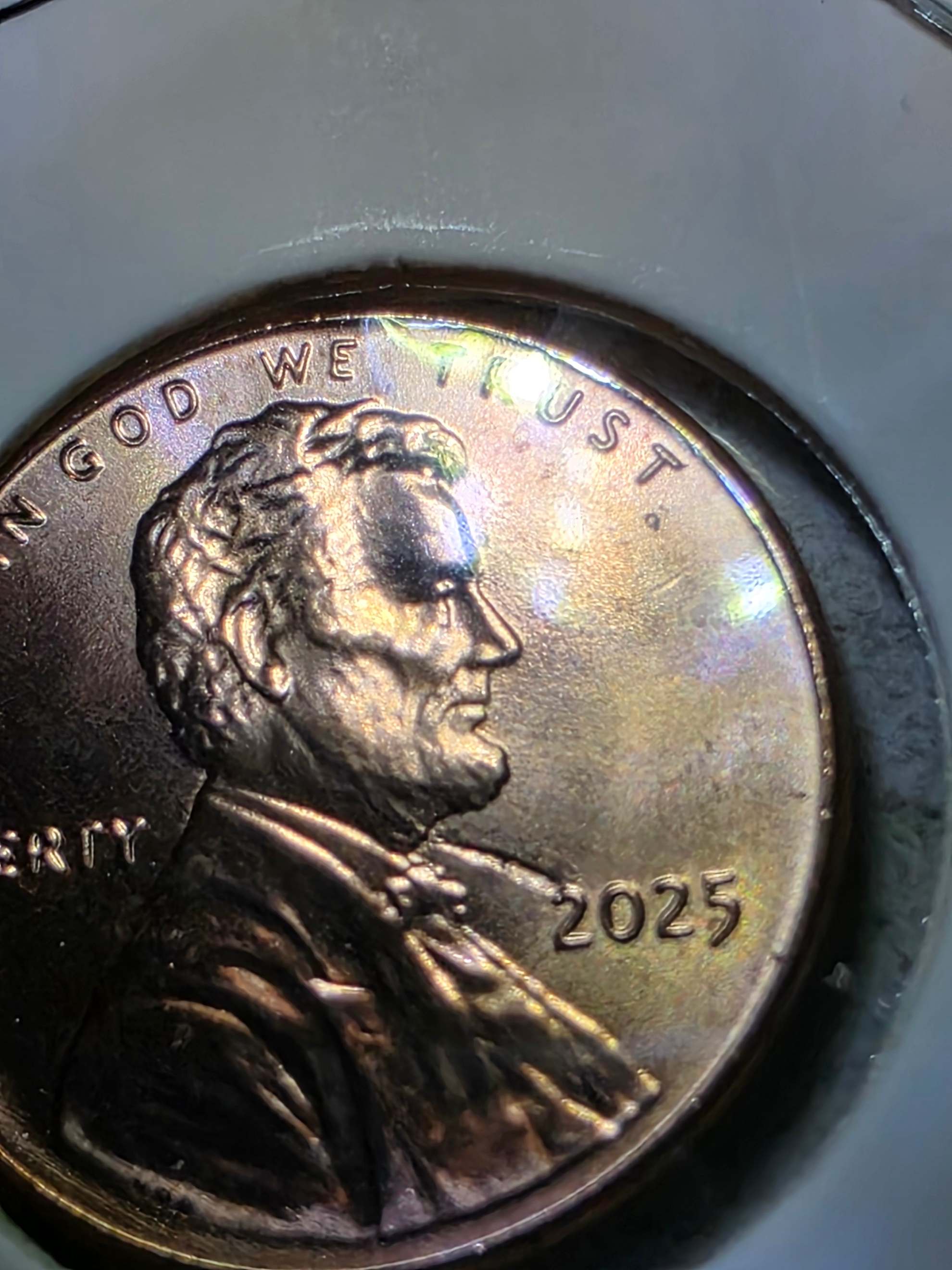 2025-P-Penny-From-New-Roll-With-What-I-Think-Are-Cud-Errors.-I-Have-More-Than-1-Of-These.